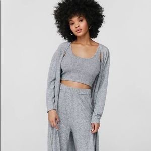 NWT Soft Matching Marbled Grey Lounge Set